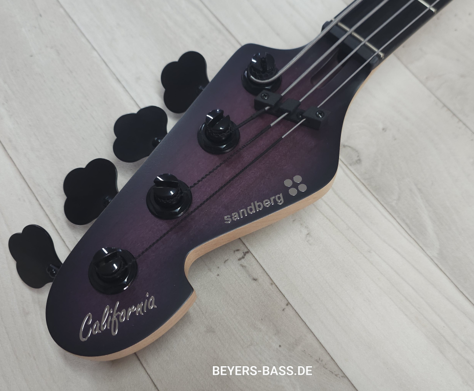 Sandberg California II TM4 Ebony, Open Pore Violetburst, Linkshänder