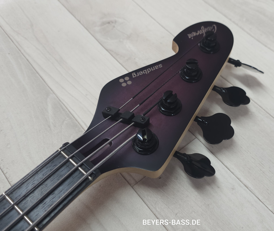 Sandberg California II TM4 Ebony, Open Pore Violetburst, Linkshänder
