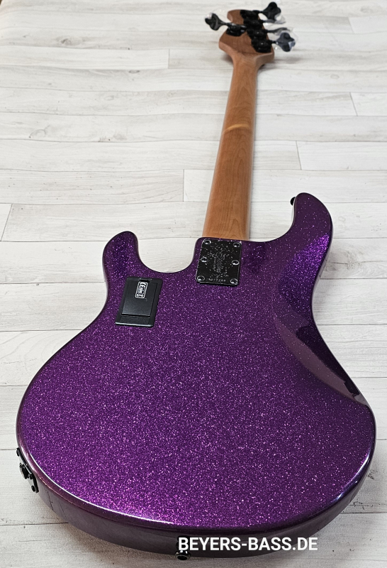 Sterling by Music Man StingRay Ray35 H, Purple Sparkle