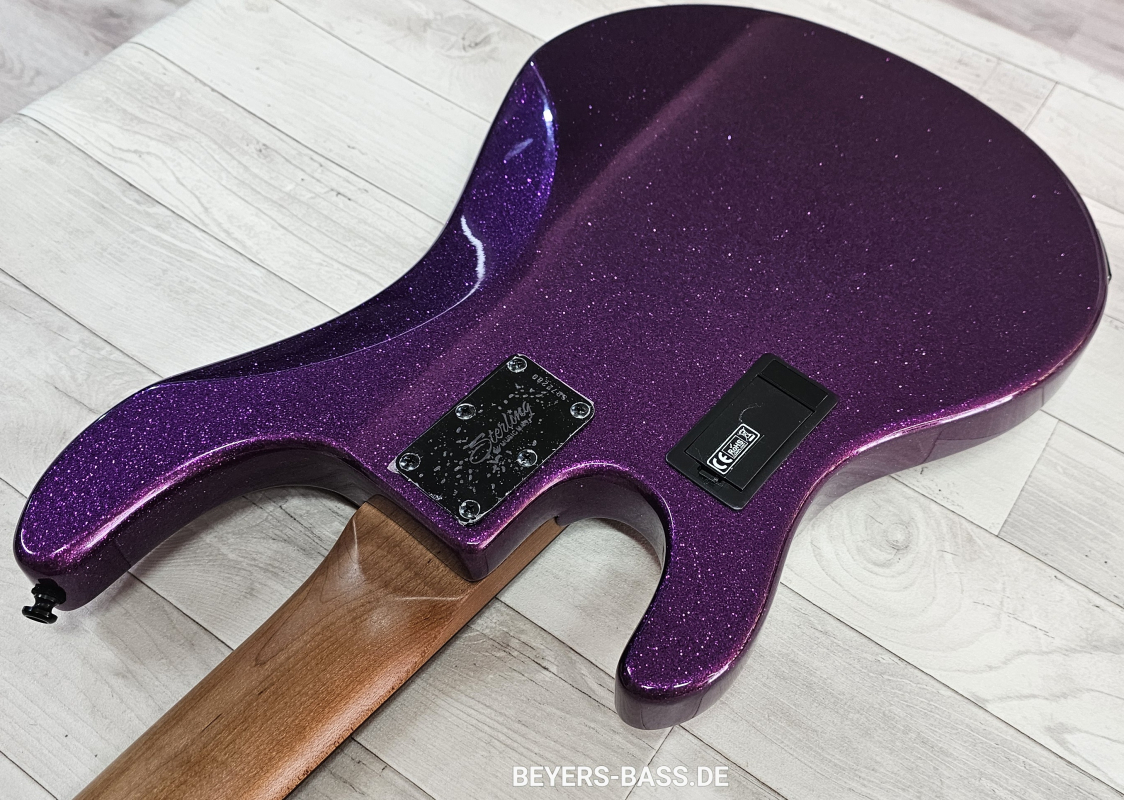 Sterling by Music Man StingRay Ray35 H, Purple Sparkle