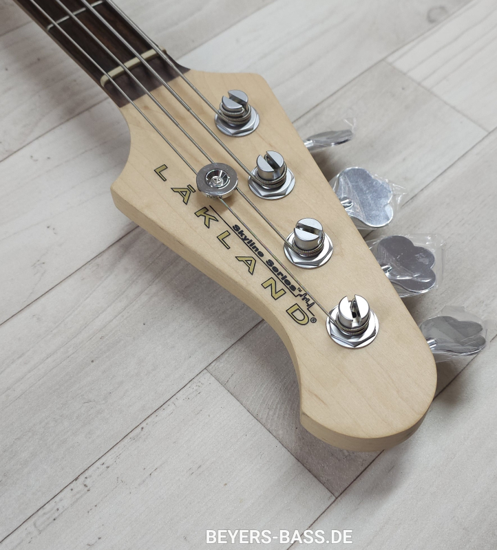 Lakland Skyline 44-64C DLX Custom PJ Deluxe, Honeyburst, Gigbag