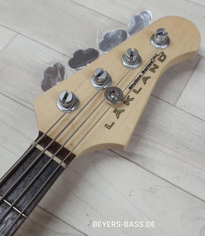 Lakland Skyline 44-64C DLX Custom PJ Deluxe, Honeyburst, Gigbag