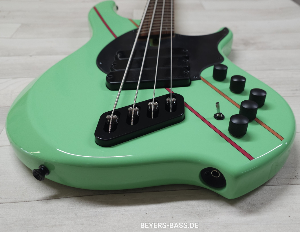 Dingwall JT3 John Taylor 4-String, Seafoam Green, Signature