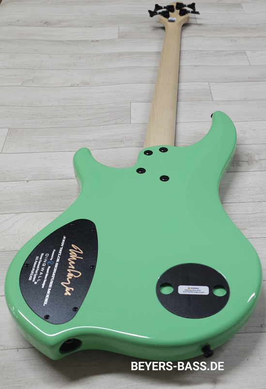 Dingwall JT3 John Taylor 4-String, Seafoam Green, Signature