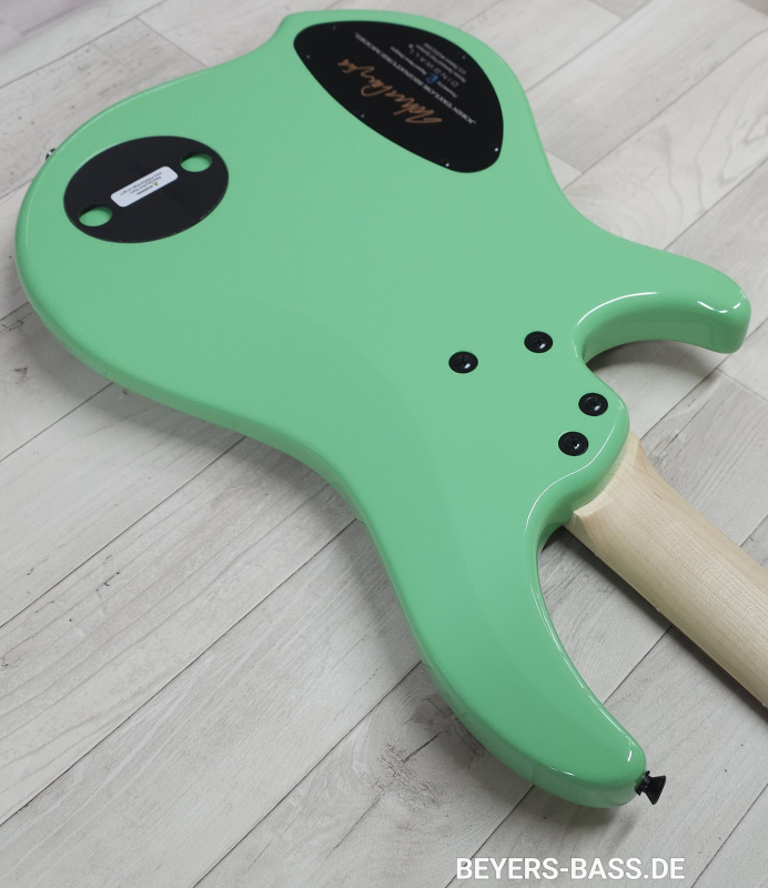 Dingwall JT3 John Taylor 4-String, Seafoam Green, Signature