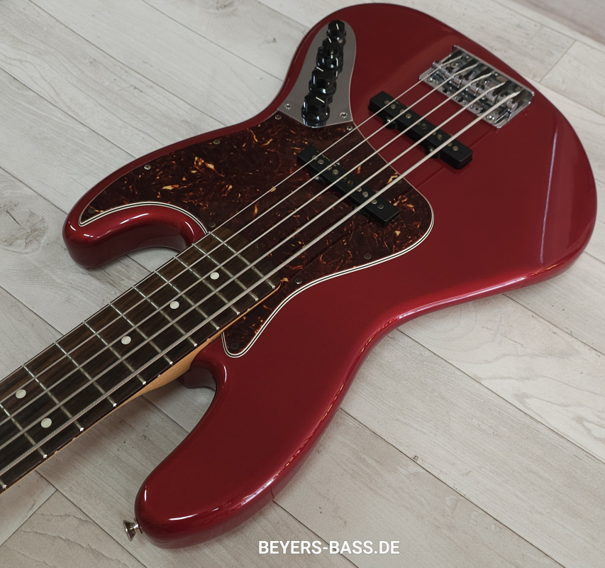 Fender Deluxe Active Jazz Bass V, Candy Apple Red, 2nd Hand