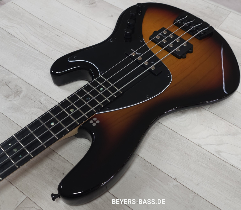 Sandberg California II TM4 Ebony, 3-Tone Sunburst Highgloss