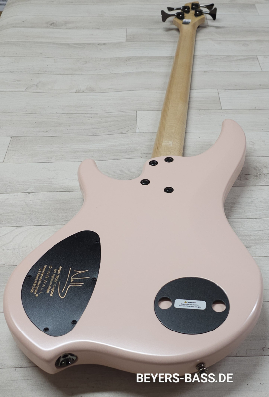 Dingwall NG3 4-String Nolly, Shell Pink, Signature