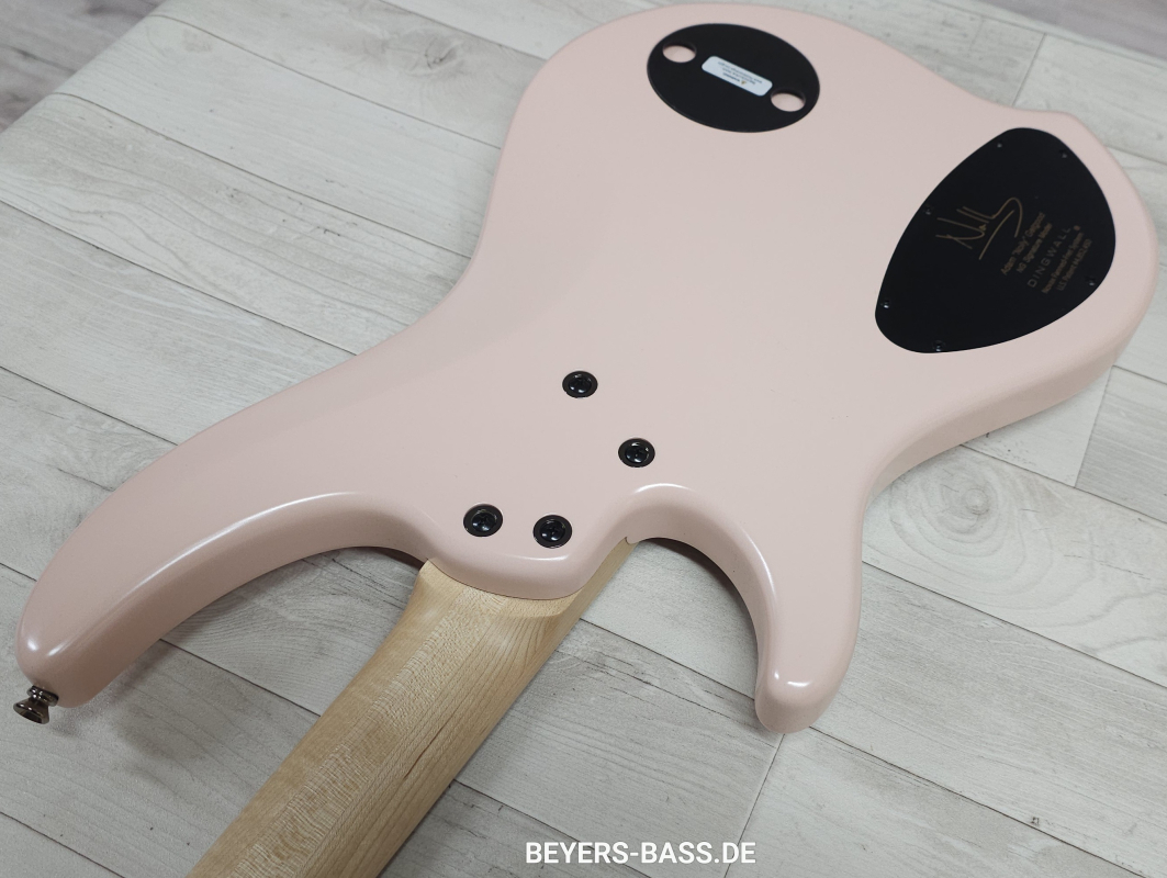Dingwall NG3 4-String Nolly, Shell Pink, Signature