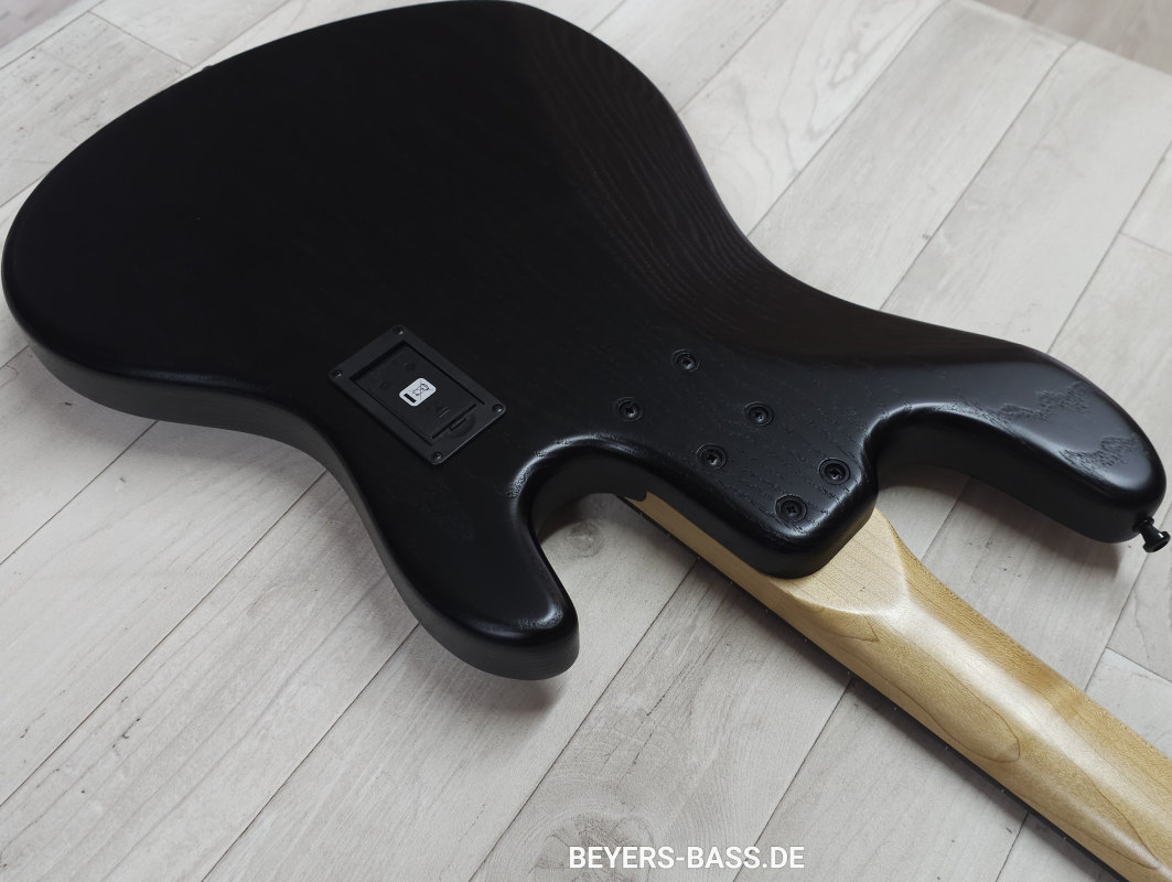 Sandberg California II TT4 Fretless, Open Pore Black, Linkshänder