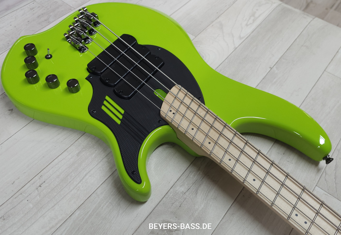 Dingwall NG3 4-String Nolly, Ferrari Green, Signature