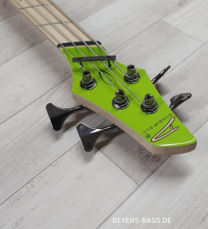 Dingwall NG3 4-String Nolly, Ferrari Green, Signature