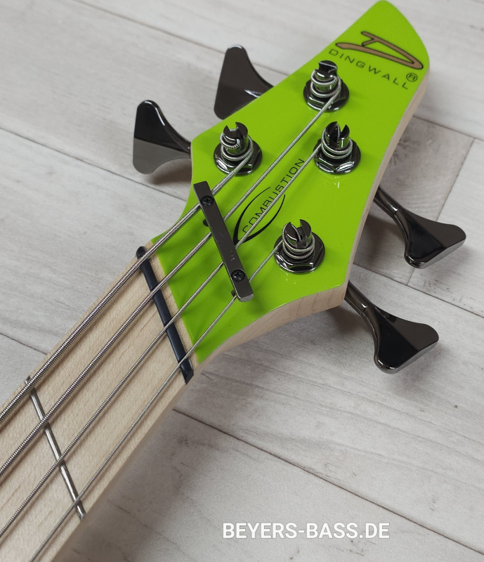 Dingwall NG3 4-String Nolly, Ferrari Green, Signature