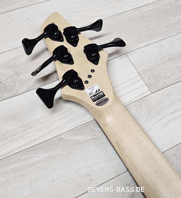 Dingwall JT3 John Taylor 5-String, Metallic Black, Signature