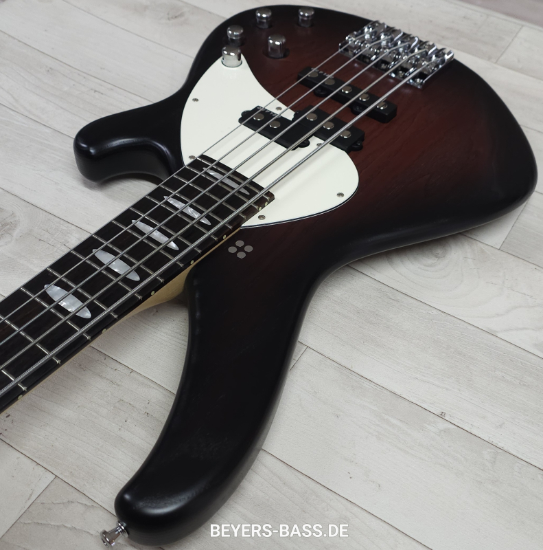 Sandberg Custom 5 Yolanda Charles, Open Pore Brownburst, Signature