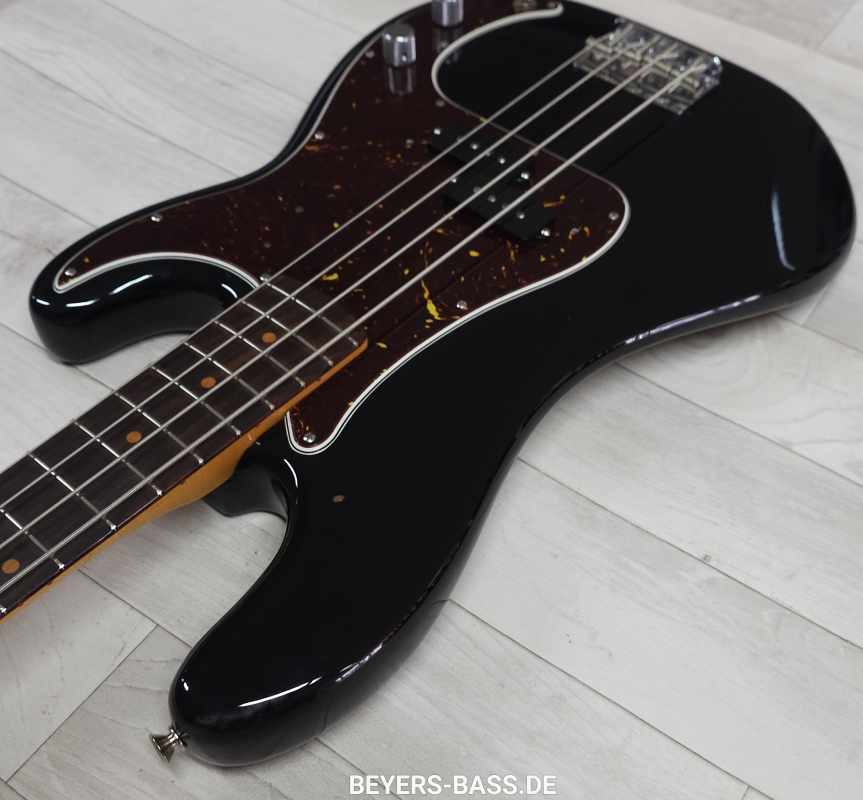 Fender American Vintage II 60s Precision Bass RW, Black Highgloss, 2nd Hand