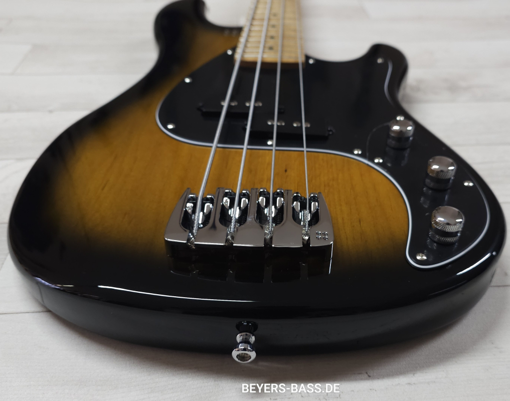 Sandberg California II VS4 Lionel Shortscale Greenline Custom, Highgloss Tobacco Sunburst