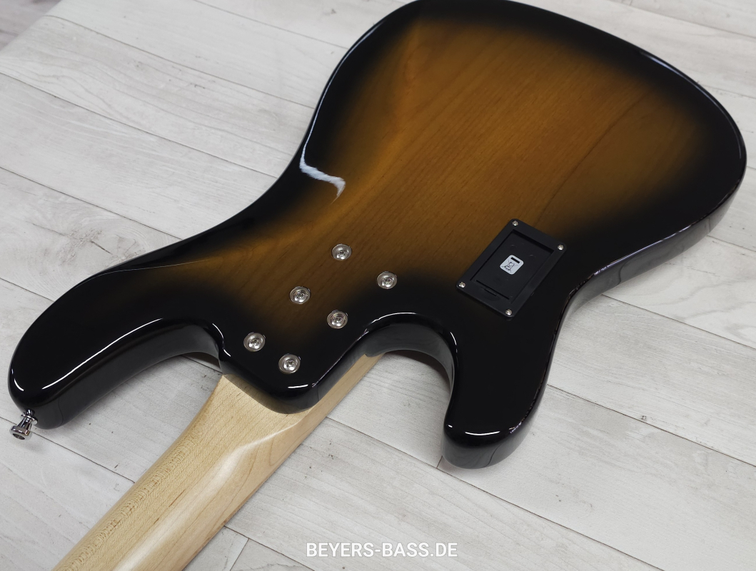 Sandberg California II VS4 Lionel Shortscale Greenline Custom, Highgloss Tobacco Sunburst