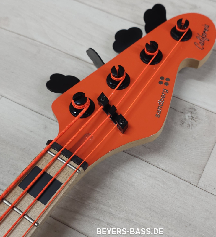 Sandberg California II TT4 "BassTheWorld" BTW, Very Soft Aged Orange Special Run, Limited Edition