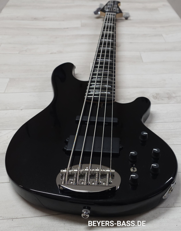 Lakland Skyline 55-02C Custom, Black Sparkle Gloss