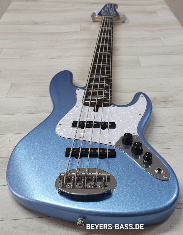 Lakland Skyline 55-60C Custom, Lake Placid Blue Gloss