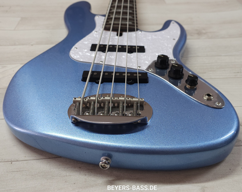 Lakland Skyline 55-60C Custom, Lake Placid Blue Gloss