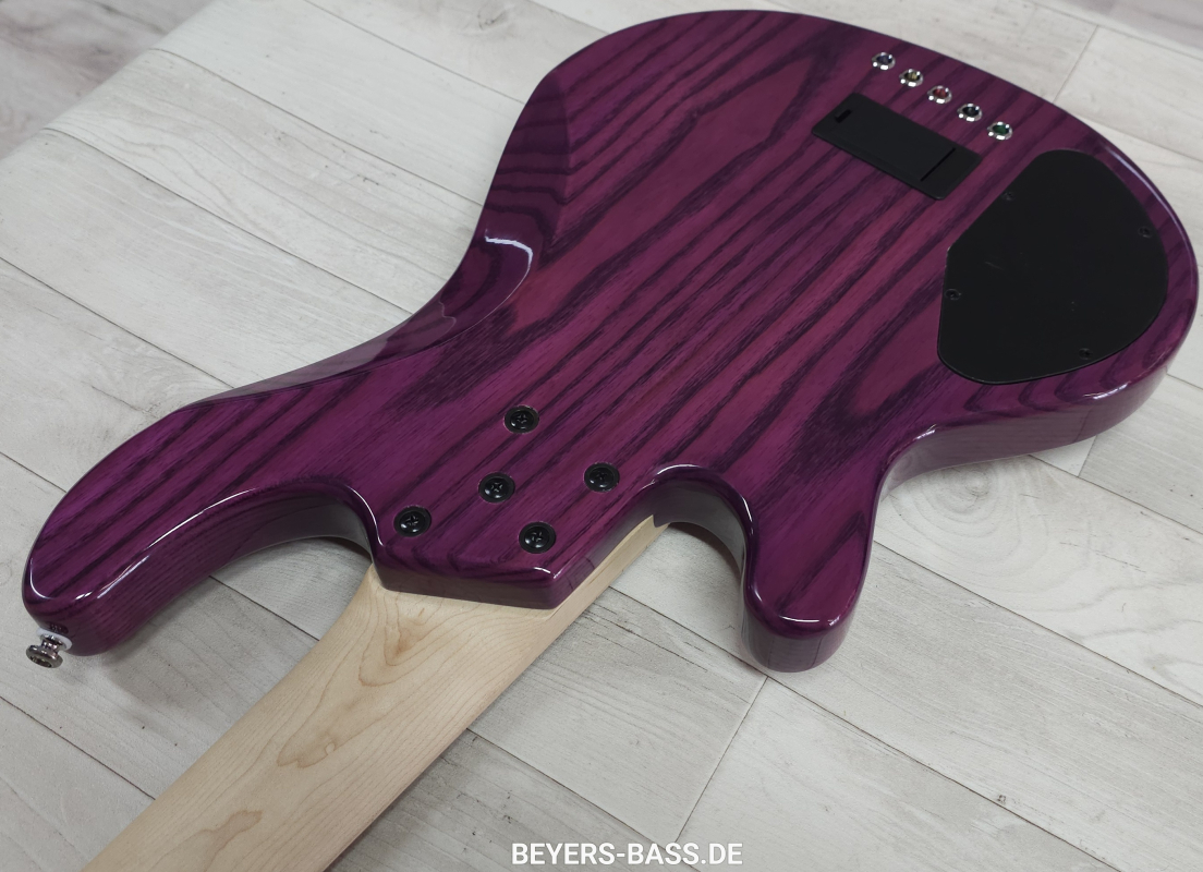 Lakland Skyline 55-02 Deluxe, Translucent Purple Gloss