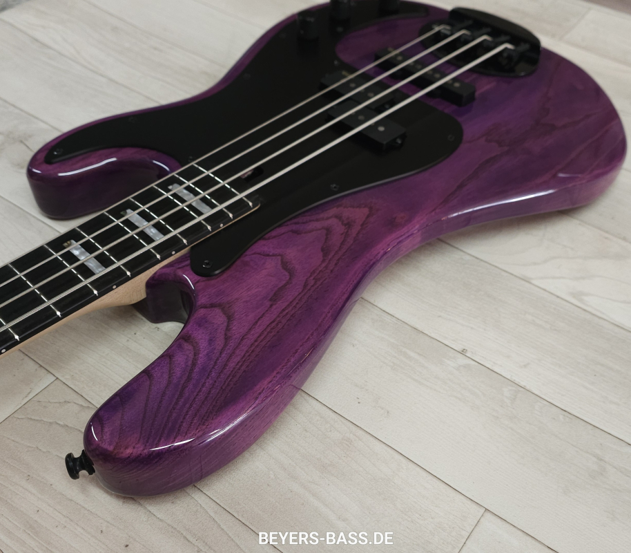 Lakland Skyline 44-64 Custom GZ Geezer Butler, Translucent Purple Gloss
