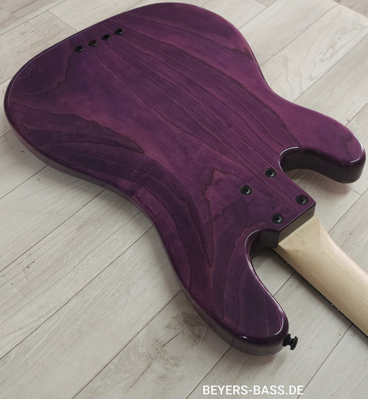 Lakland Skyline 44-64 Custom GZ Geezer Butler, Translucent Purple Gloss