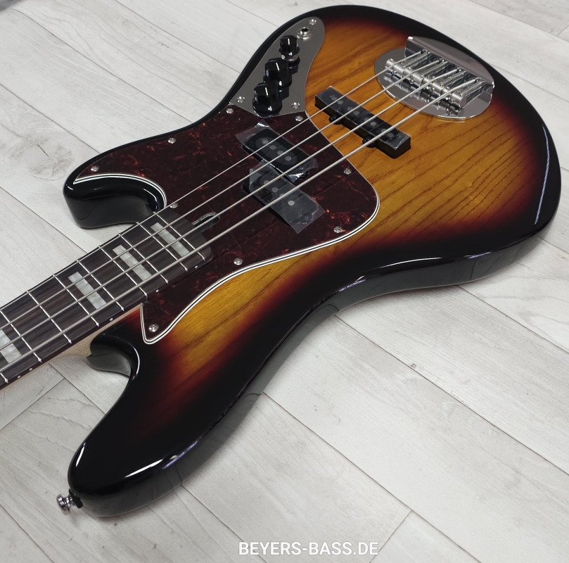 Lakland Skyline Hutch Hutchinson, 3-Tone Sunburst Gloss, Signature