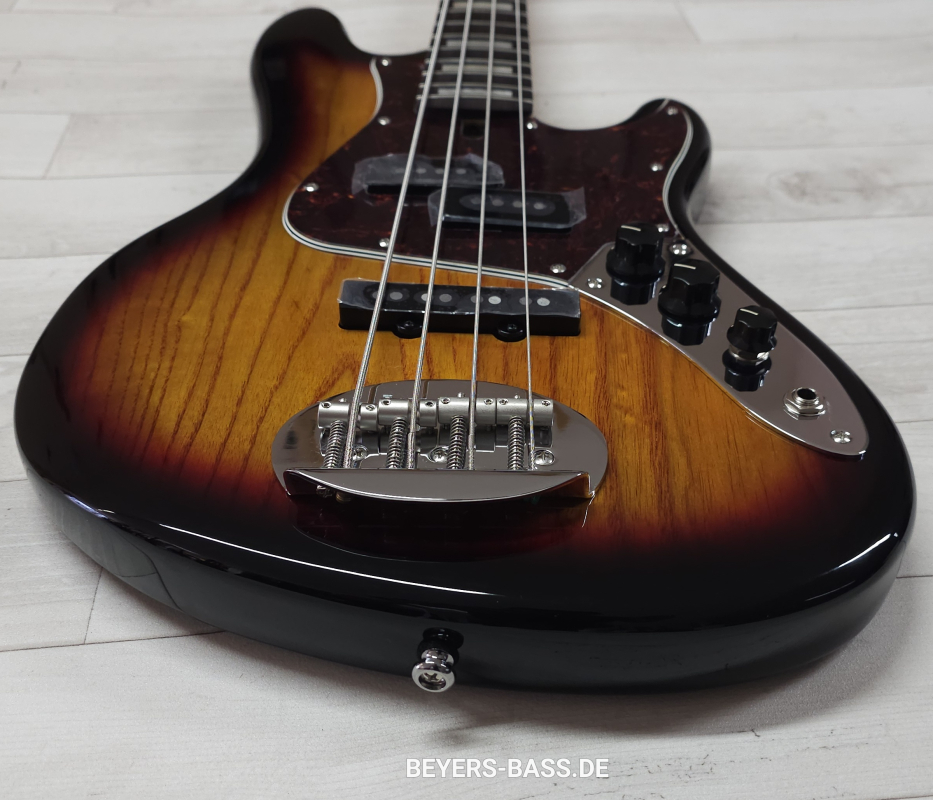 Lakland Skyline Hutch Hutchinson, 3-Tone Sunburst Gloss, Signature