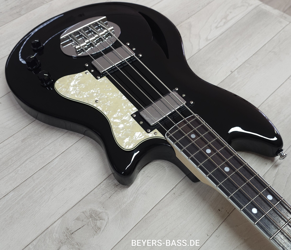 Lakland Skyline Hollowbody-30, Black Gloss