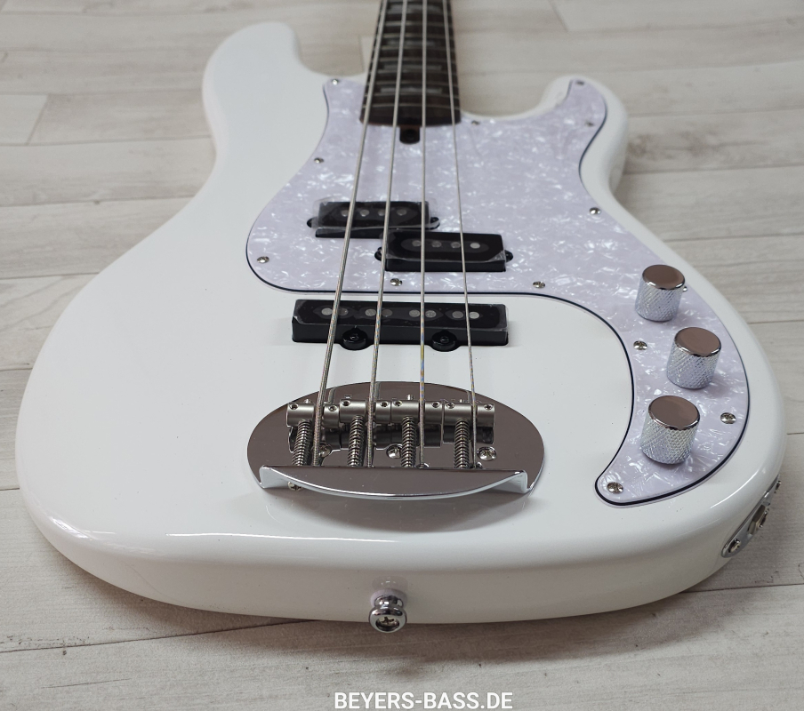 Lakland Skyline 44-64C Custom, White Gloss