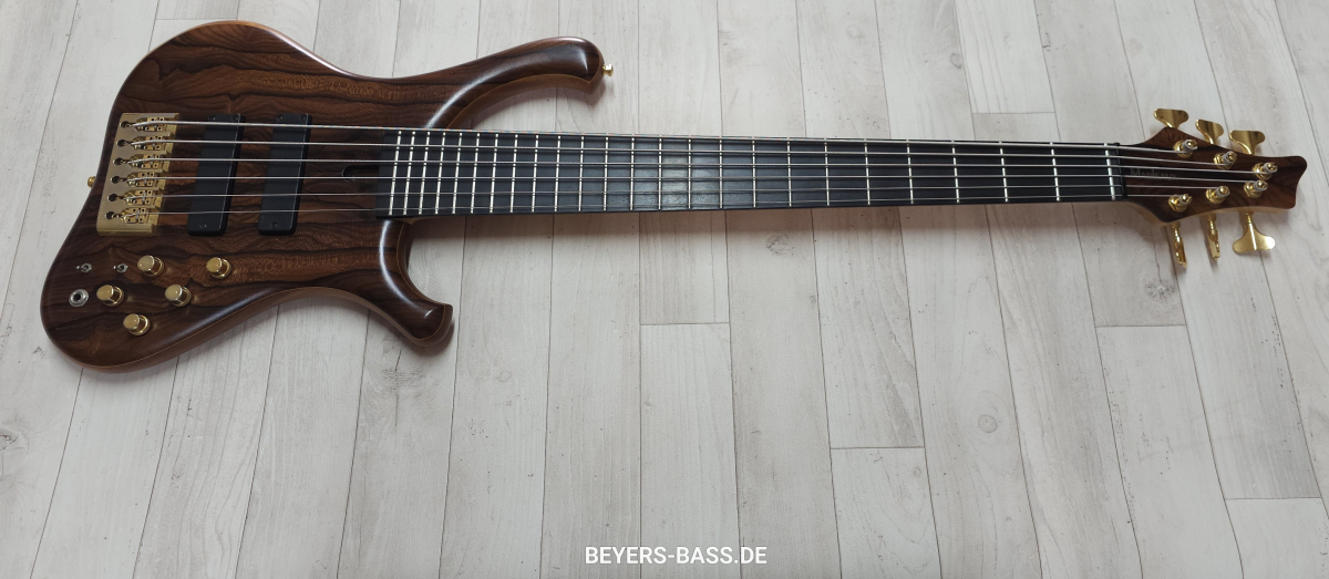 Marleaux Consat Custom 6 Neck Through, Rarewood Ziricote, 2nd Hand