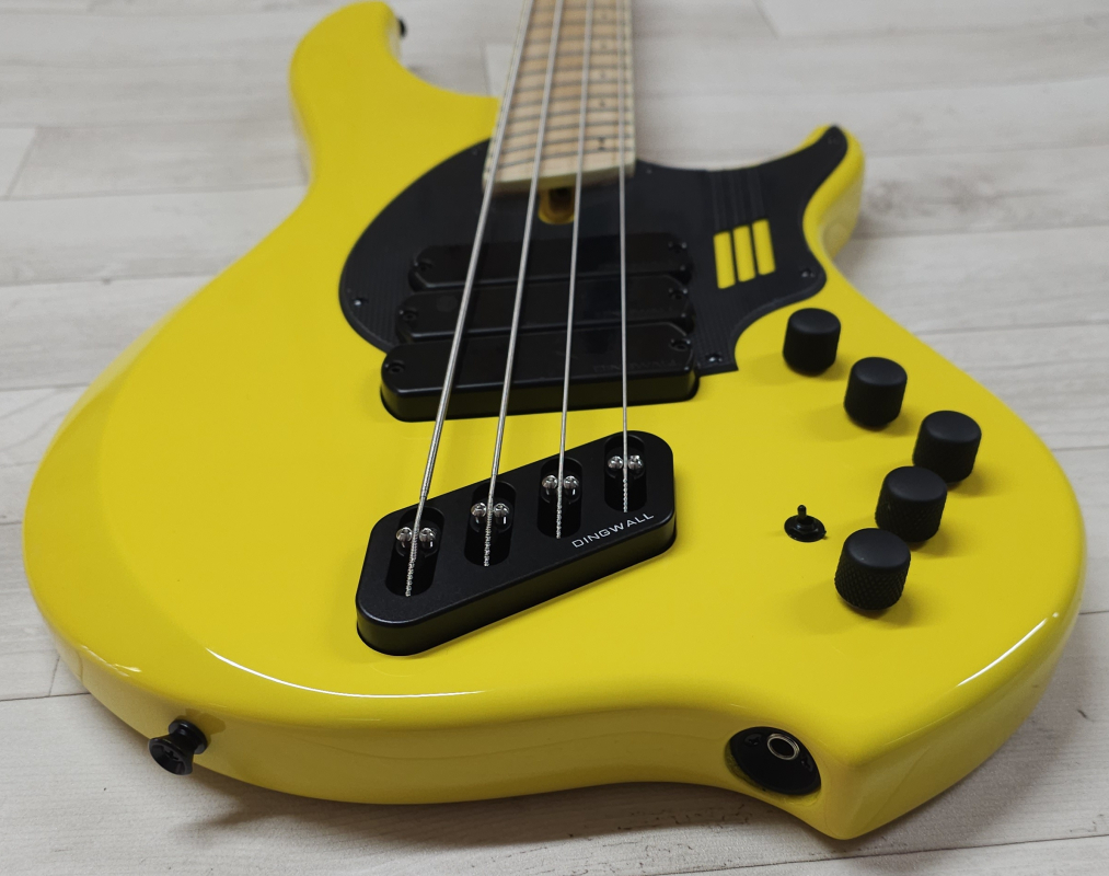 Dingwall NG3 4-String Nolly, Ferrari Yellow LTD, Signature, Limited Run