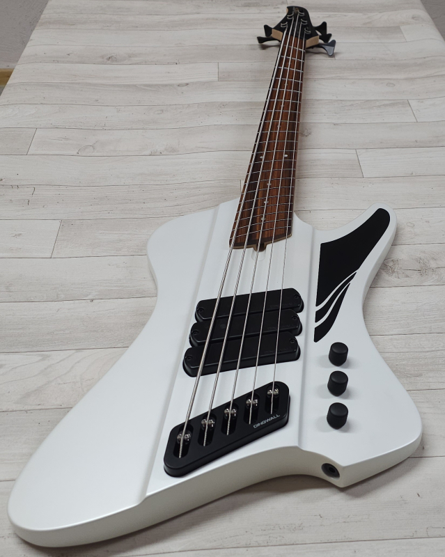 Dingwall D-Roc Standard 5 PF, Ducati White