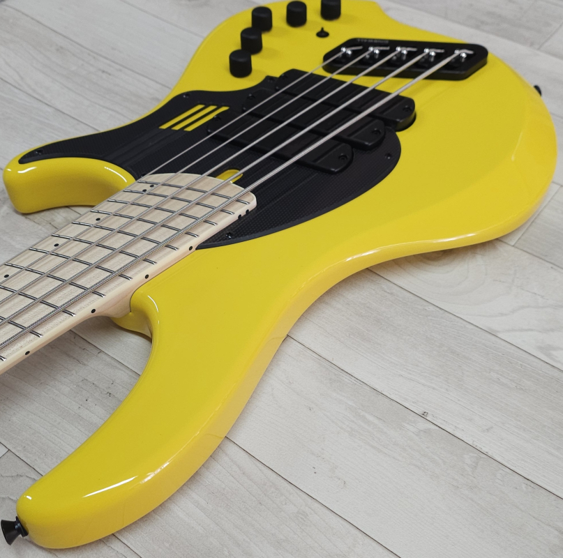 Dingwall NG3 5-String Nolly, Ferrari Yellow LTD, Signature,  Limited Run