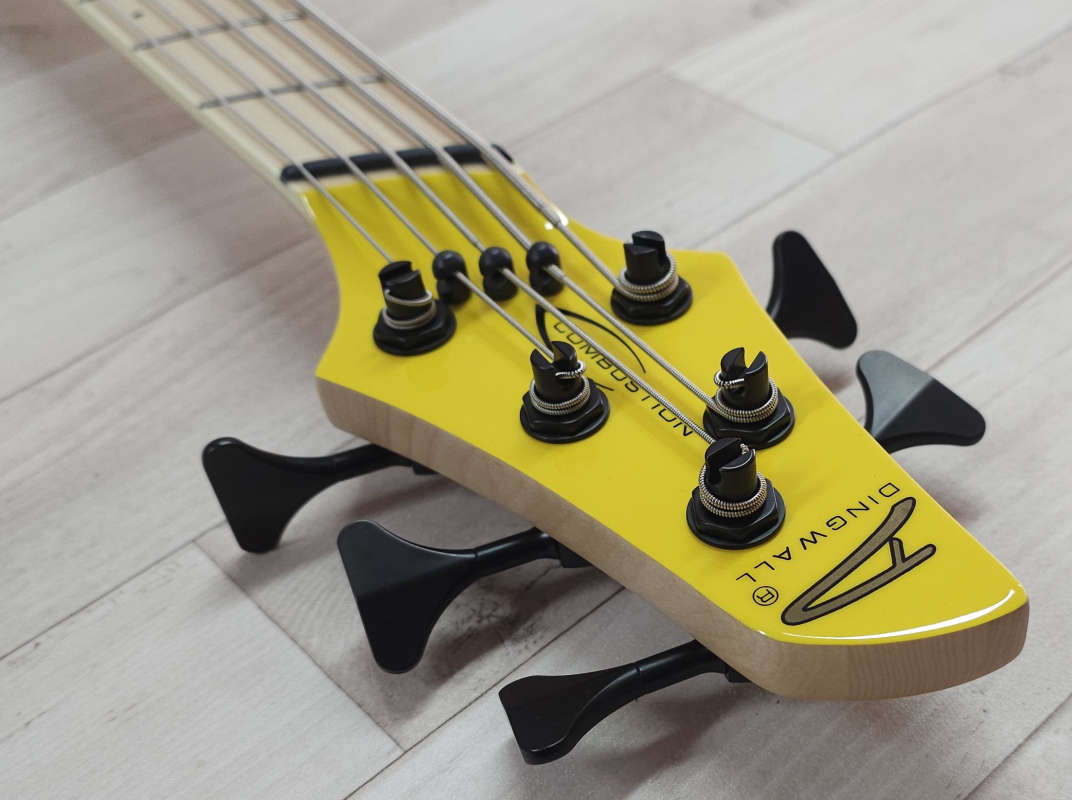 Dingwall NG3 5-String Nolly, Ferrari Yellow LTD, Signature,  Limited Run