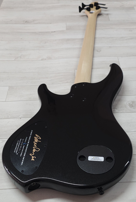 Dingwall JT3 John Taylor 4-String, Stealth Black, Signature