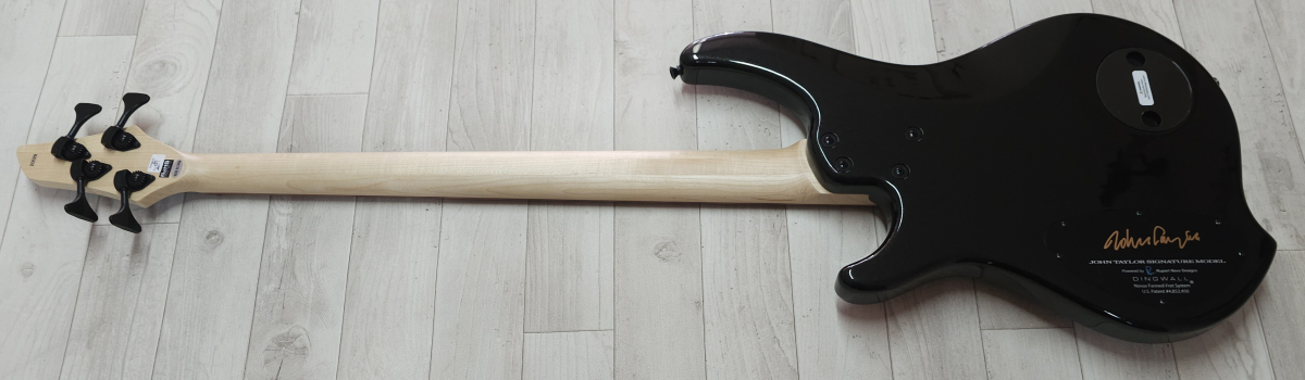 Dingwall JT3 John Taylor 4-String, Stealth Black, Signature