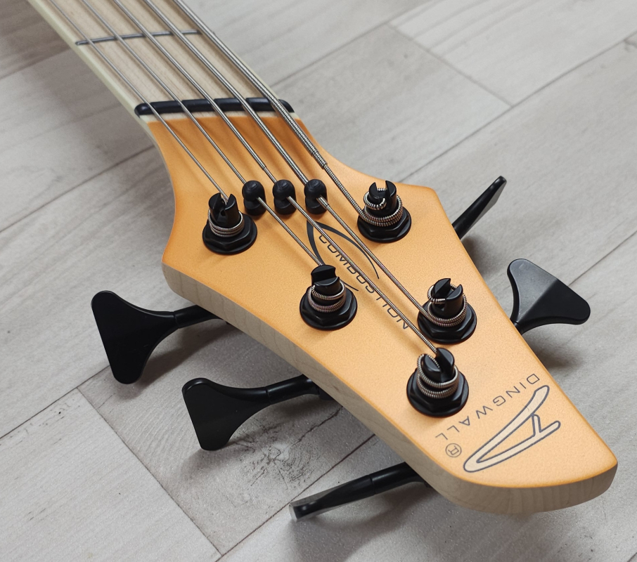 Dingwall NG3 5-String Nolly, Matte Lambo Orange, Signature