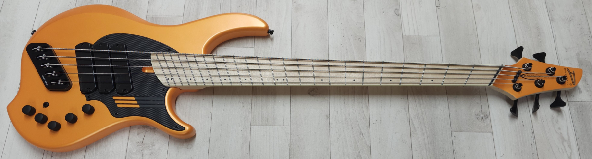 Dingwall NG3 5-String Nolly, Matte Lambo Orange, Signature