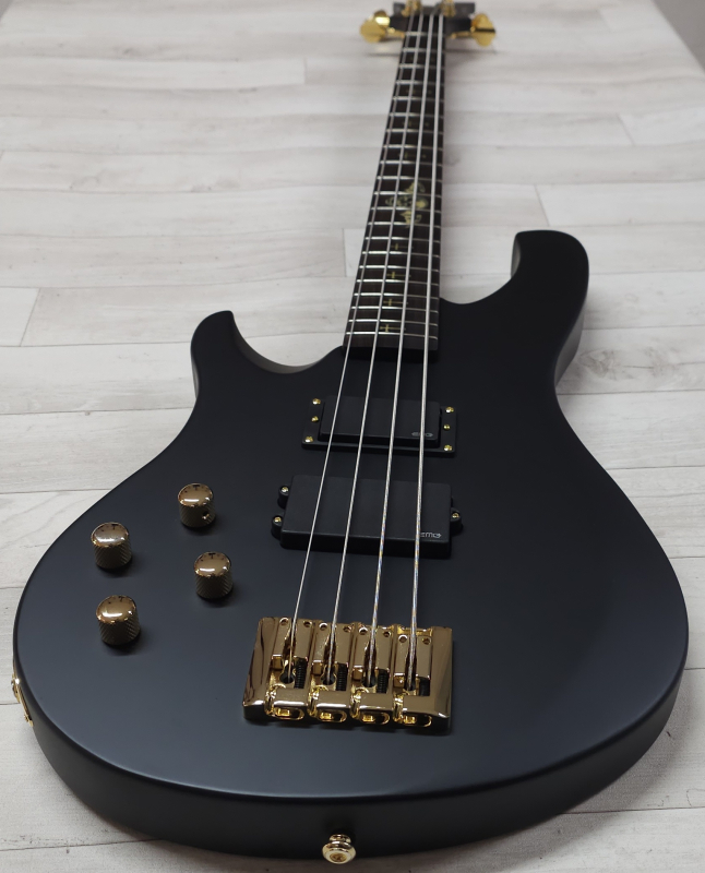 Schecter Johnny Christ Signature, Satin Black, Linkshänder