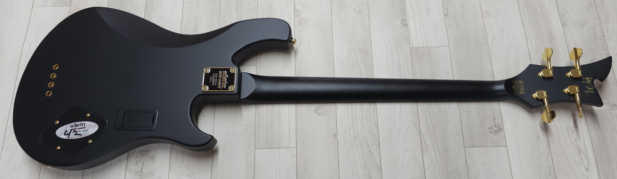 Schecter Johnny Christ Signature, Satin Black, Linkshänder