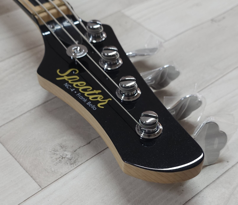 Spector Icon NC-4 Frank Bello, Black Sapphire Metallic, Signature