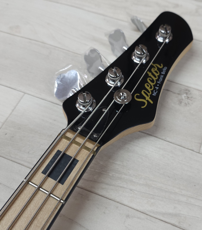 Spector Icon NC-4 Frank Bello, Black Sapphire Metallic, Signature