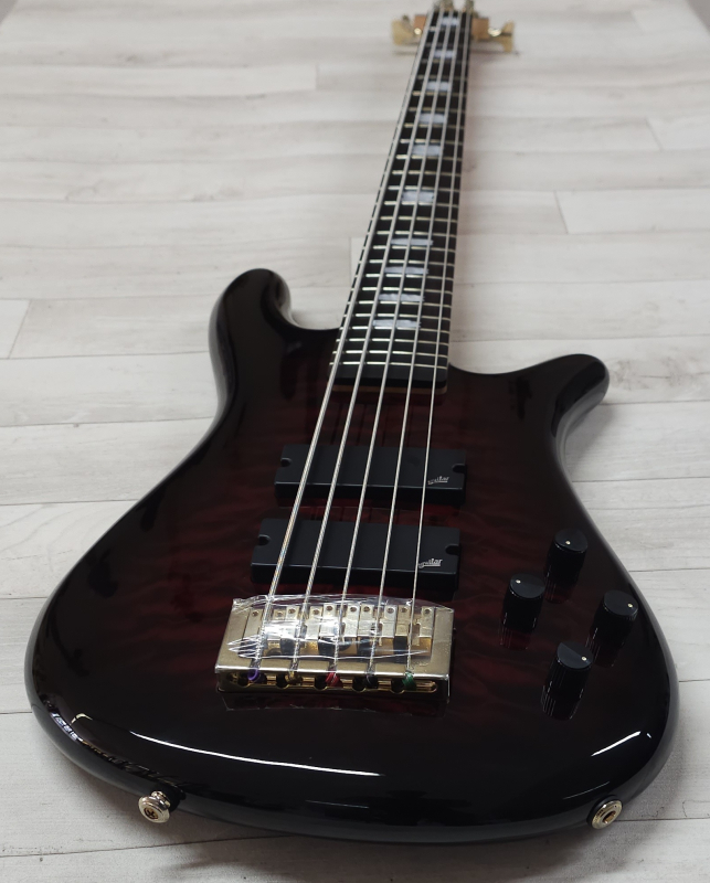Spector Icon NS-5 Bolt-On, Black Cherry Gloss