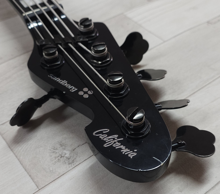 Sandberg California II VT5 Ebony Custom 3-EQ, Soft Aged Gold, 2nd Hand