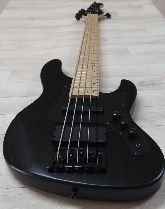 FGN J-Standard Mighty Jazz 5 Dark Evolution, Open Pore Black, 2nd Hand