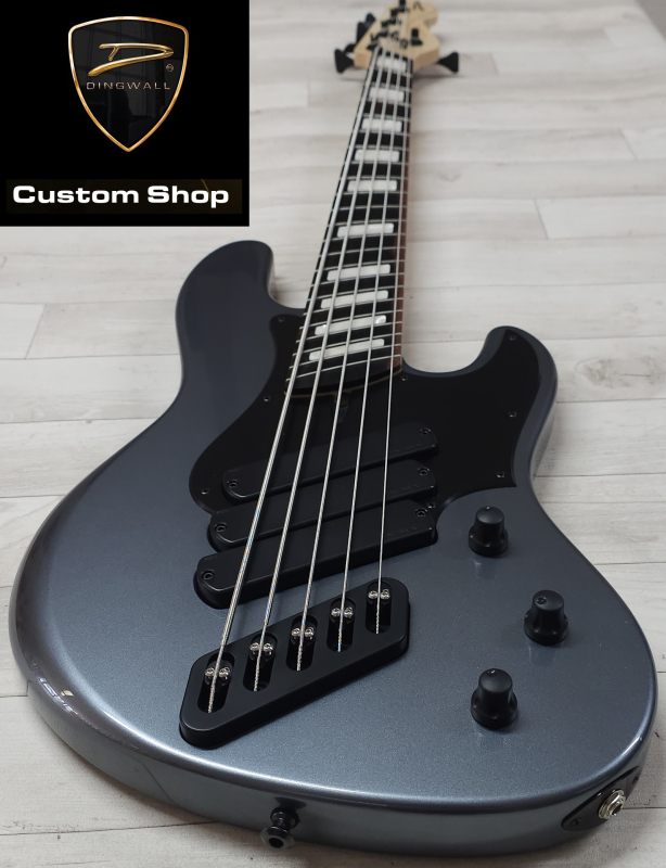 Dingwall Super J-5 Custom Shop, Gun Metal Grey